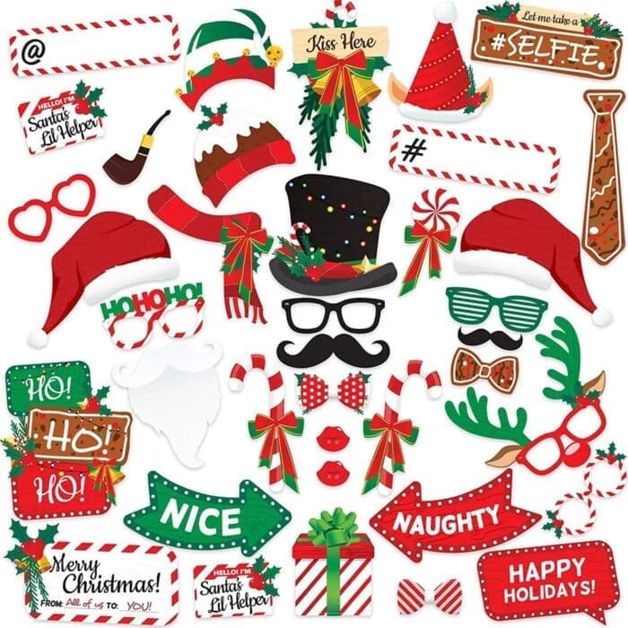 Photo Booth Perth props Christmas 1