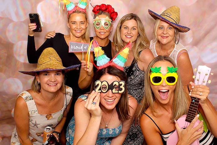 Photo Booth Perth group graduation Our Lady of Fatima Final Fiesta 2023