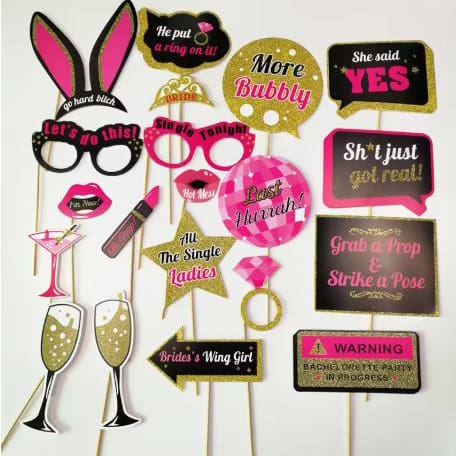 Perth Photo booth hire Bachelorette Glitter 01b
