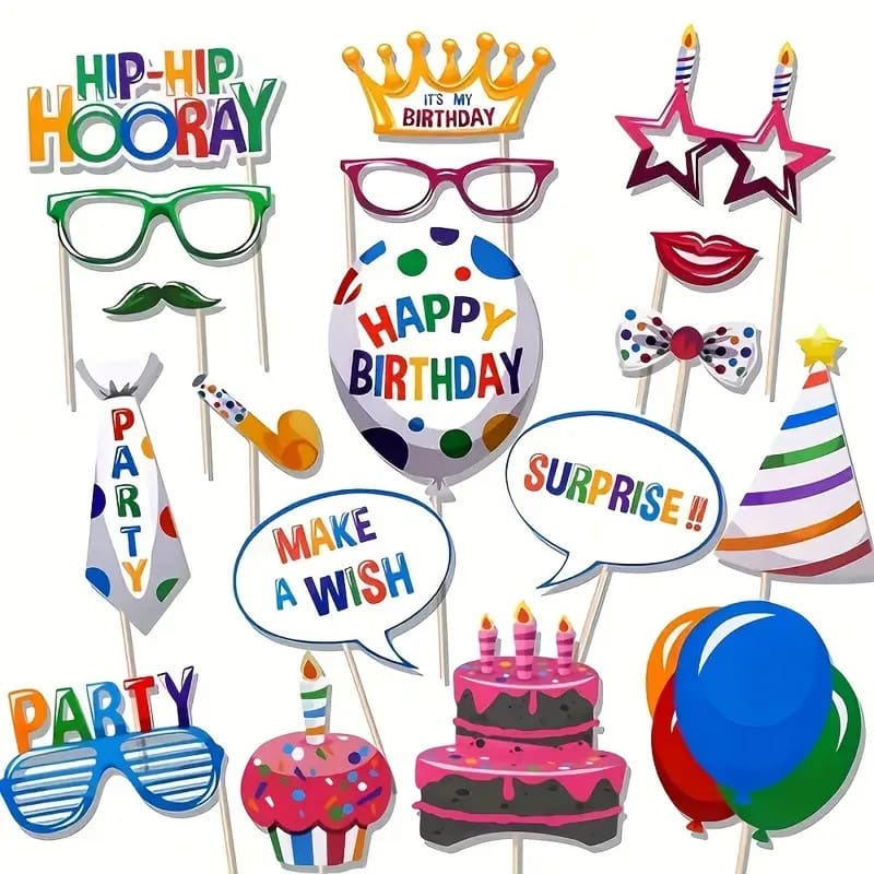 Perth Photo booth hire Props Birthday Mix 01